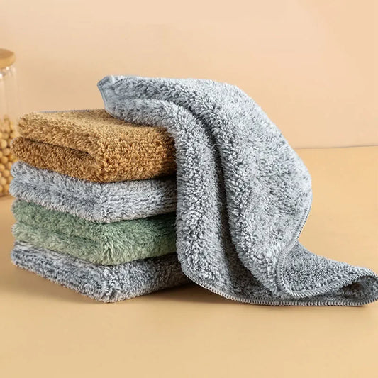 Bamboo Charcoal Fiber Cleaning Cloths